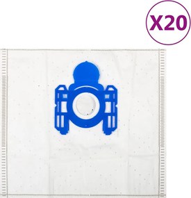 vidaXL Saci de aspirator pentru AEG GR.28, 20 buc.