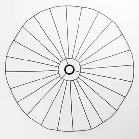 Brilagi - Lustră LED montată pe tavan CERIA WIRE 1xE27/40W/230V Ø 80 cm negru