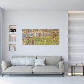 Tablou - Georges Seurat, Study for "La Grande Jatte", reproducere (120x50 cm)