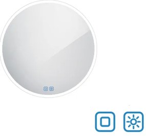 Oglindă LED retroiluminată pentru baie NIMCO ZP 26000RVX 3000-6500K d. 60 cm IP44