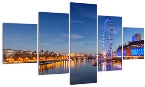 Tablou London Eye (125x70 cm), în 40 de alte dimensiuni noi