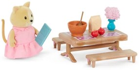 Set de jucării Li'l Woodzeez mobilier de dormitor și sufragerie