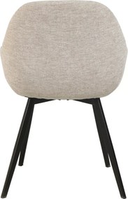 Scaun de dining VINTO BREGO bej deschis