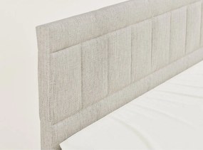 Pat boxspring bej cu spațiu de depozitare 180x200 cm Caya – Maison de Rêve