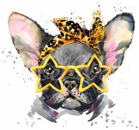 Tapet French Bulldog, Rebel Walls