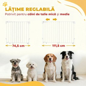 PawHut Barieră extensibilă divizor | Aosom Romania