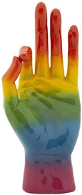 Mauro Ferretti Mână Curcubeu Ok, 16 X 10,5 X 36 Cm | Aosom Romania