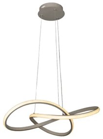 Lustră LED dimabilă suspendată pe cablu LED/65W/230V 3000-6500K + telecomandă