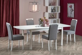 Masa extensibila Florian L160-228 cm alb/alb