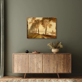 Tablou pe sticlă - Joseph Mallord William Turner, Mortlake Terrace, reproducere (70x50 cm)