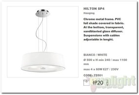 Lustra,Pendul inaltime reglabila, diam.50cm HILTON SP4 ROUND