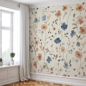 Fototapet - Flori pastelate (147x102 cm)