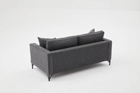 Canapea Berlin - Anthracite, Black