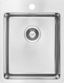 Chiuveta bucatarie inox Deante Olfato 39x50.5 cm cu 1 cuva finisaj crom periat