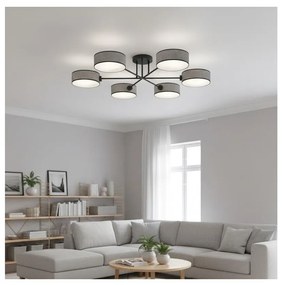 Lustră aplicată MAGA 6xE14/10W/230V gri