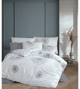 BedTex Lenjerie de pat din bumbac Pampeliška gri,220 x 200 cm, 2 bucăți 70 x 90 cm