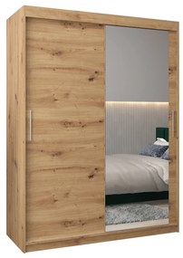 Dulap de haine 150 cm Toki 2 (stejar artisan + stejar artisan). 1064995