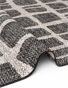 Covor pentru exterior și interior negru/crem 160x230 cm Haringey Ruskin – Ted Baker