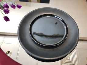 Set 2 Piese Vulcano DUO Lucios (Platou 29cm+Farfurie Lucioasa 20cm)