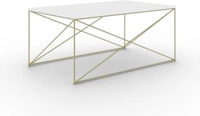 Masuta de cafea, Dante, ADRK Furniture (Culoare: Auriu / Alb)