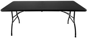 JAKS Set pliabil pentru bere 180 cm negru
