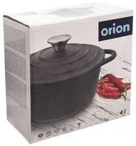 Oală cu capac Orion FONTĂ, 4 l