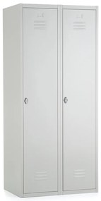 Dulap metalic, 80 x 50 x 180 cm, blocare cu rotire, gri deschis - ral 7035