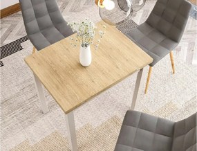 Masa extensibila de dining FLIP 80(160)X80 cm, stejar Cremona Torro/casmir