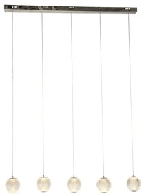 Lustra moderna cu 5 pendule LED Allure