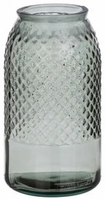Vaza decorativa din sticla reciclata, Avril Round L, Ø15xH28 cm