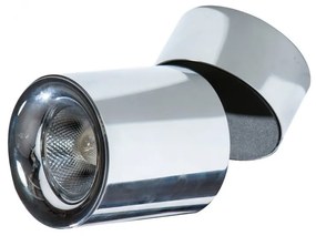 Spot LED aplicat, directionabil pentru tavan/plafon SIENA 10W 3000K crom