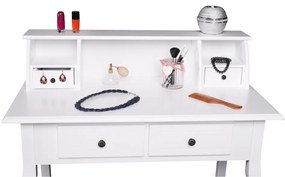 Măsuță decorativă cu scaun RODES NEW, albă