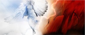Tablou - Binele și răul (120x50 cm)