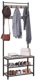 Panou de hol cu cuier și suport pentru haine