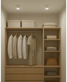 Spot LED 5W/230V 3000/4000/6400K, diametru 7,5 cm, alb