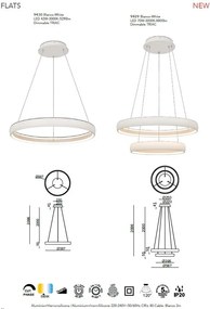 Lustra LED suspendata design circular FLATS II