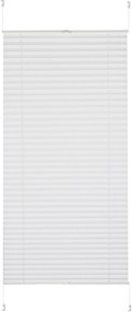 Jaluzea plisata Klemmfix alba 35/130 cm