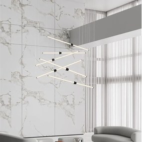 Lustra LED casa scarii design modern ATMOSFERA