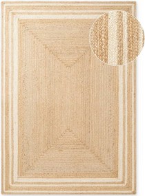 Covor crem/în culoare naturală reversibil/țesut manual din iută 160x230 cm Jutta – Hanse Home