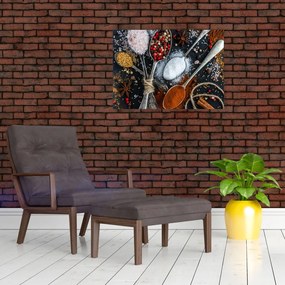 Tablou cu linguri cu condimente (70x50 cm)