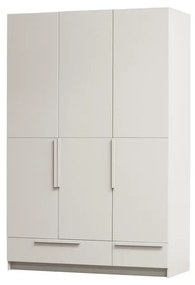 Dulap modular crem din lemn de pin 142x215 cm Pure – WOOOD