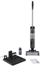 Aspirator vertical Shark HydroVac WD210EU, 170W, 0.5 L, 88 m², Auto-curatare, Autonomie 25 min, Gri