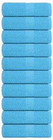 vidaXL Prosoape de baie 10 buc. FROGN turcoaz 30x30 cm 100% bumbac