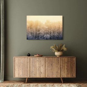 Tablou cu pădure geroasă (90x60 cm)