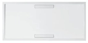 Cadita de dus dreptunghiulara, Villeroy&Boch Squaro, 160x90cm, H1.8cm, Alb Alpin, UDQ1690SQR2V-01