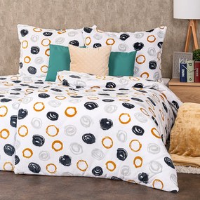 Lenjerie de pat din micro-flanelă 4Home Dotty, 160 x 200 cm, 70 x 80 cm
