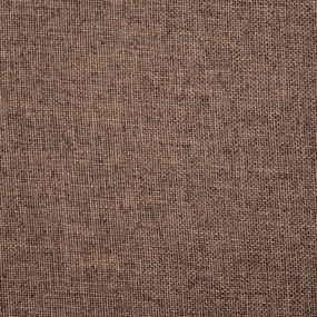 Scaun de sufragerie pivotant, maro, material textil 1, Maro