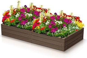 Prosperplast Strat înălțat WOODY 149x75,6x25cm, maro