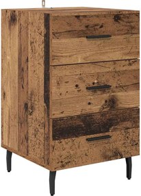 vidaXL Dulap de noapte Lemn vechi 40 x 40 x 66 cm Lemn compozit