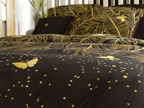 Lenjerie din microfibra VISATA negru Dimensiune lenjerie de pat: 70 x 80 cm | 140 x 200 cm